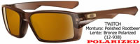 Oakley Twitch Polished Rootbeer-Bronze Polarized (12-938)